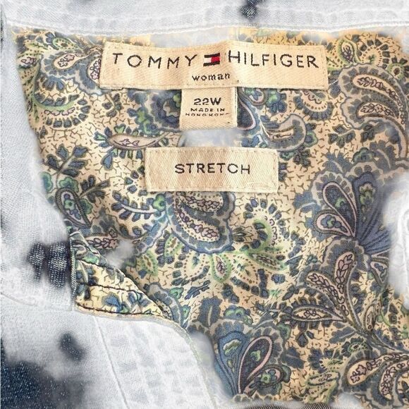 Tommy Hilfiger Dark Denim Button-Up Shirt - Picture 7 of 7